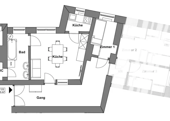 Appartement Rebuli - One - Zentral In 3 *